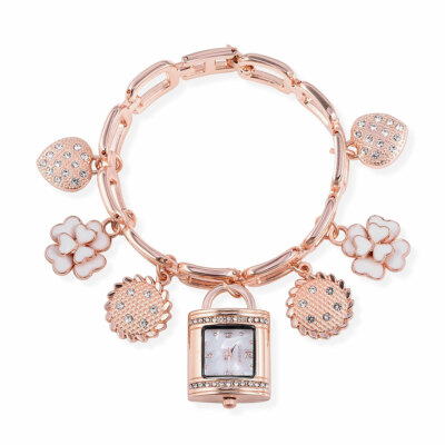 Pale Rose Gold lonic Plated Stainless Steel With Crystal Link
Bracelet Watch Movado BOLD Horizon Pale Rose Gold Ion-plated Women main image 4