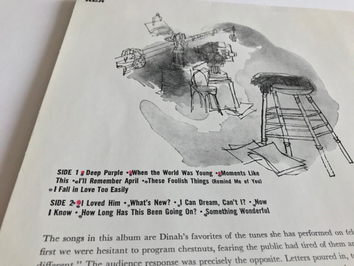 DINAH SHORE Moments Like These Album Vinyl - Picture 5 of 5
