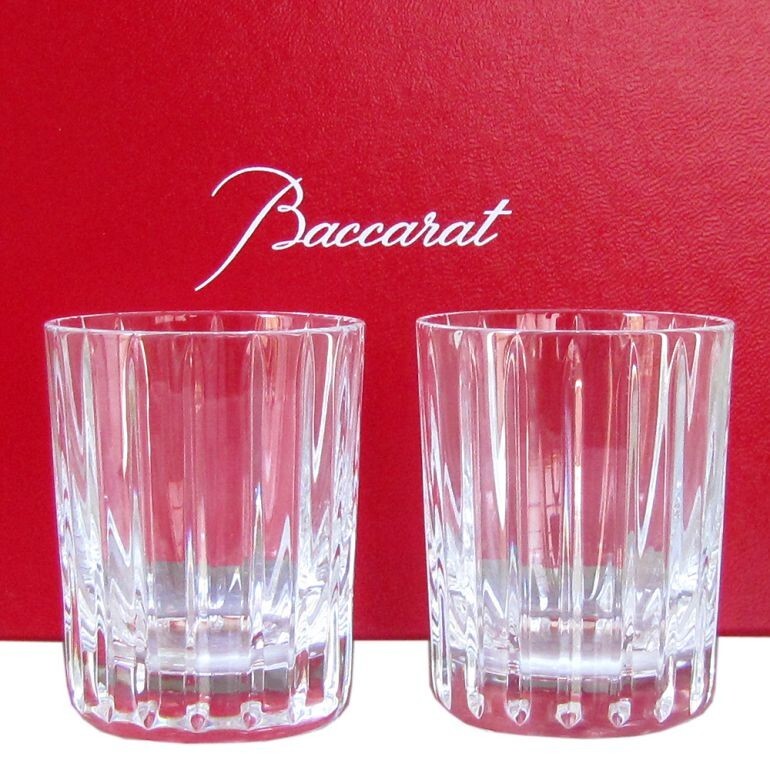 Baccarat Pair Glass Harmony Tumbler crystal glass logo engraving