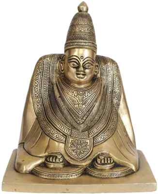 Hindu Goddess Manasa Devi Brass Figurine Statue For Home Temple Decor
