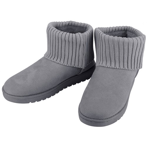 Women Winter Snow Boots Outdoor Mid-Calf Flat Warm Shoes Short Plush 6-10 Size - Picture 14 of 19