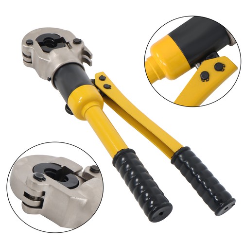 Copper Tube Fittings Crimping Tool w/ 1/2 3/4 & 1-inch Jaw Hydraulic Pipe Cutter - Bild 12 von 12