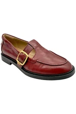 Sam Edelman Women's Elaina Slip On Loafers Burgundy