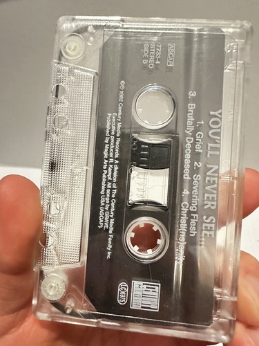Grave-You'll Never See... Cassette Tape Century Media 7733-4 1992 - Bild 4 von 4