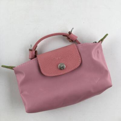 Longchamp Le Pliage Collection XS バスケットバッグ ピンク Longchamp Le Pannier Pliage Mini Xs Top Basket Bag Pink From