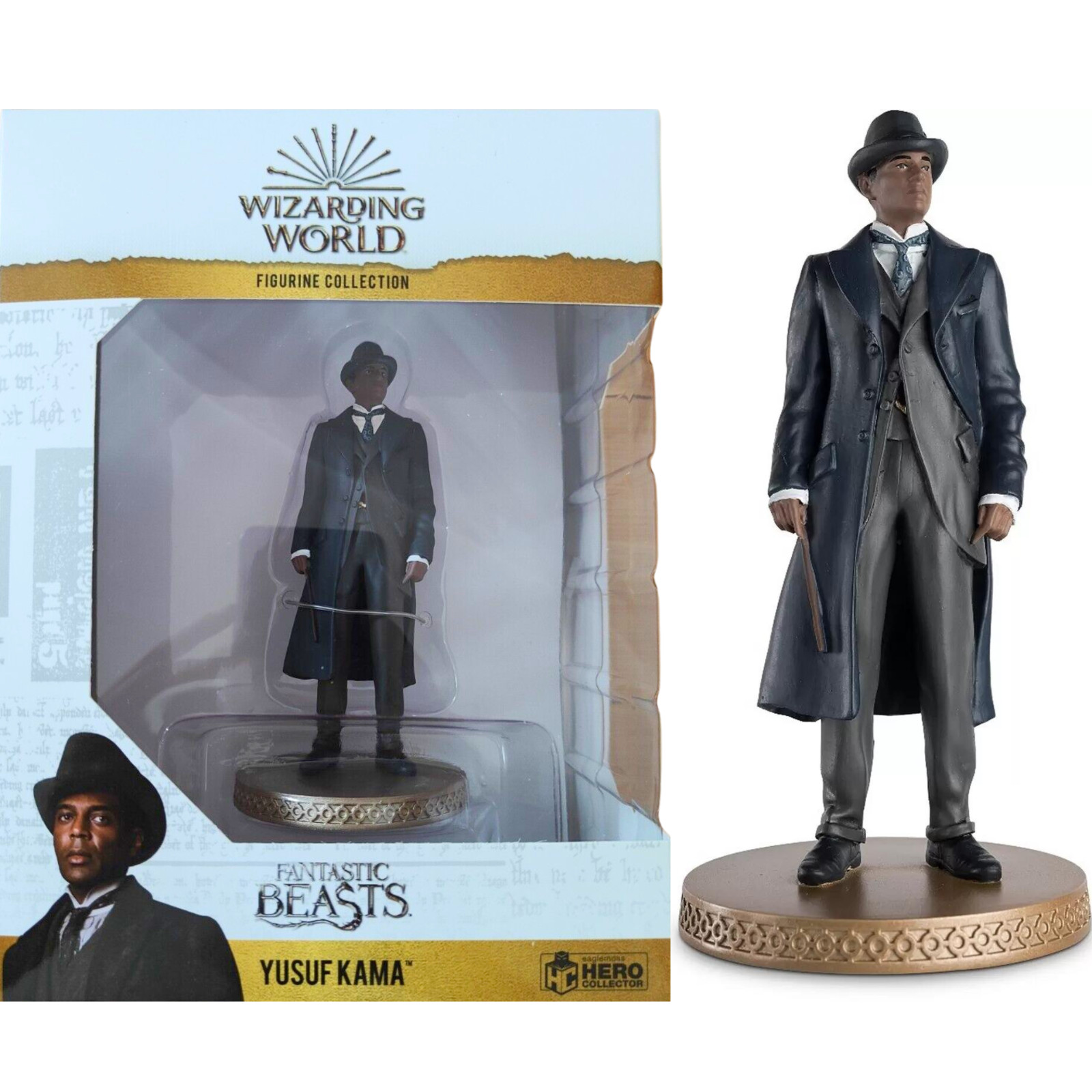 Figurine Yusuf Kama 37 Wizarding World Eaglemoss en résine pour collectionneur