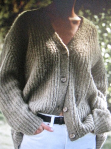 Neu mit Etikett Jenne Kayne Oversize OLIV Cocoon Strickjacke Pullover Gr. L Loop Sale!!! - Bild 1 von 9