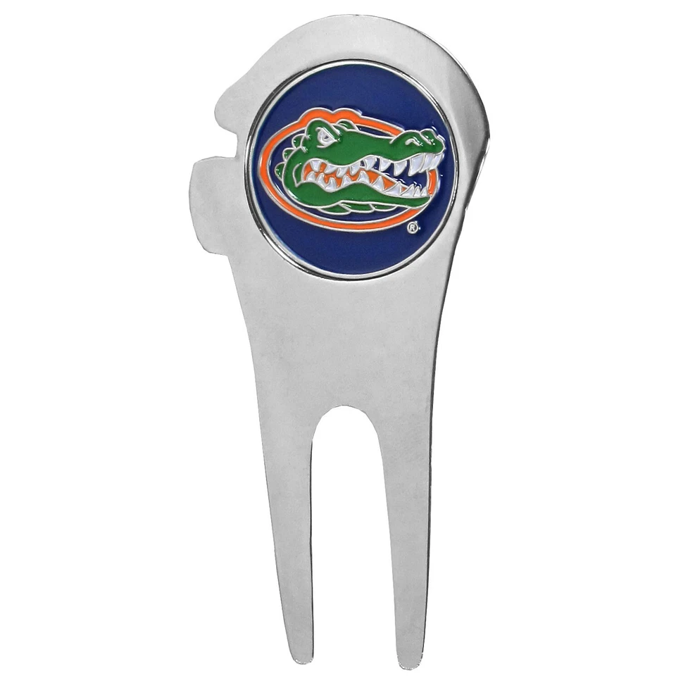 Herramienta de divot de casco de metal Florida Gators con marcador de pelota de golf de 1" con licencia de la NCAA Foto 3 de 3