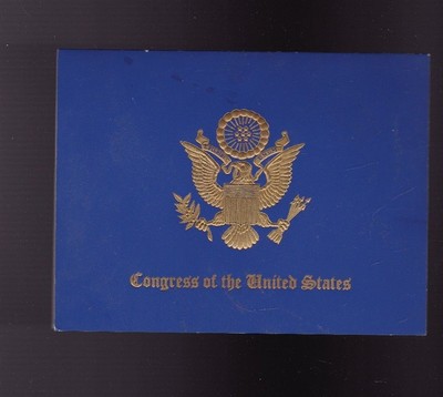 Fred J Eckert House of Representatives Christmas Card 1986 New York