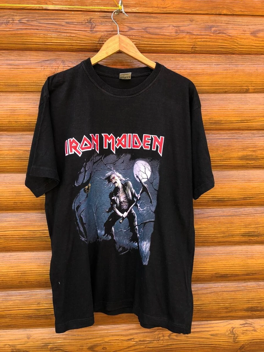 iron maiden t shirt ebay