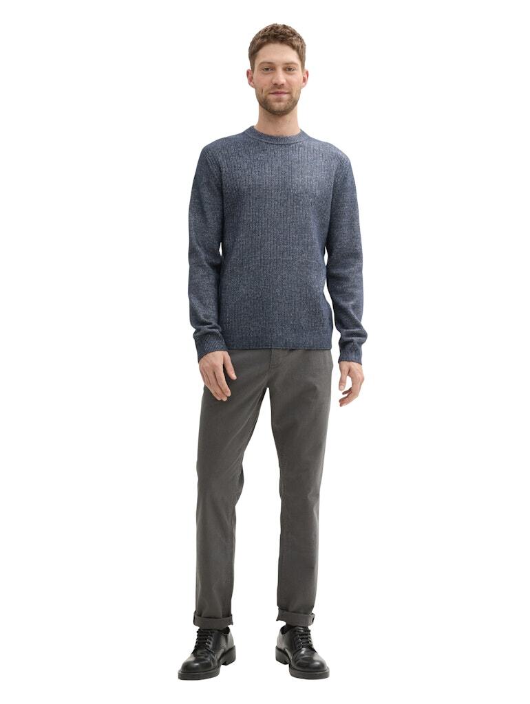 TOM TAILOR COSY TWOTONE CREWNECK KNIT Herren Strickpullover 11690₽