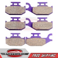 Front And Rear Kevlar Brake Pads For Bombardier Quest 650/500 4x4 2002 2003 2004 Front And Rear Kevlar Brake Pads For Bombardier Quest 650/500 4x4 2002 2003 2004