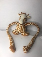2011 Geoffrey FAO Schwarz Toys R Us Plush Stuffed Giraffe Tug a Lug Long Arms