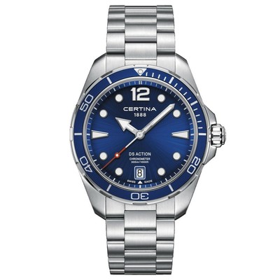 certina blue dial
