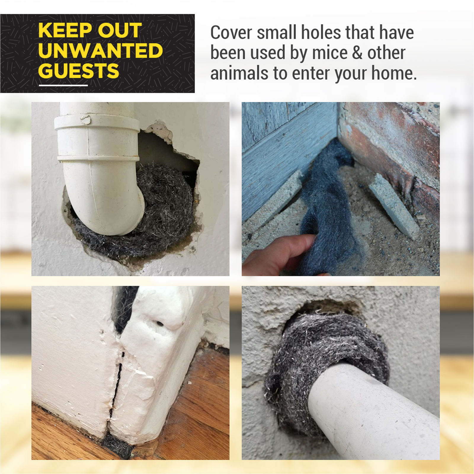 24pk Stainless Steel Wire Wool Pads Quality Grade 0 Fine Mice Smoothing