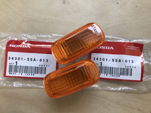 GENUINE JDM 02-06 RSX AMBER SIDE MARKERS OEM HONDA ACURA INTEGRA 34301-S5A-013* - Picture 1 of 1