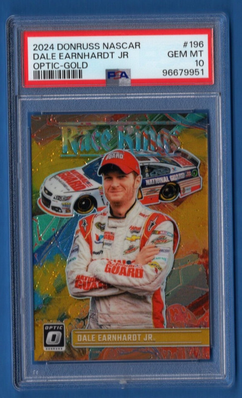 2024 Panini Donruss Optic Race Kings Dale Earnhardt Jr. PSA 10 - 10-10 Gold