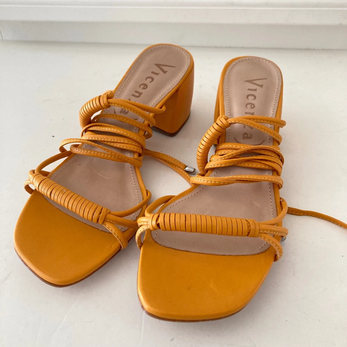 Mango orange hotsell heels