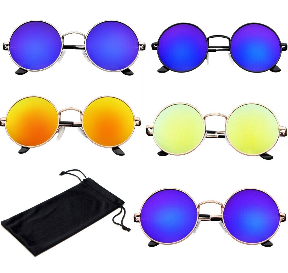John Lennon Sunglasses Round Sunglasses Retro Vintage 60s 