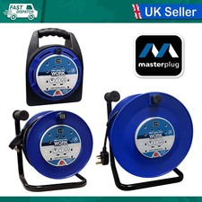 MASTERPLUG EXTENSION LEAD CASSETTE HANDBAG REEL 15M 30M 50M