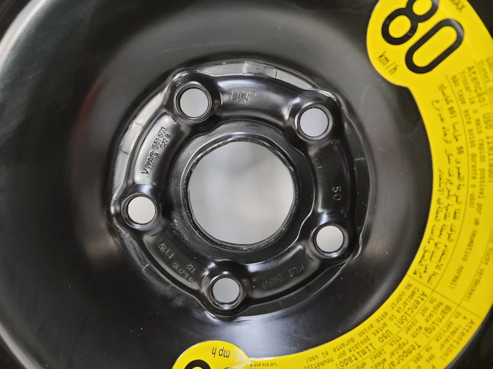 Neumático de repuesto con kit chaqueta 16" para Volkswagen Jetta Donut 2012-2023 Foto 4 de 4
