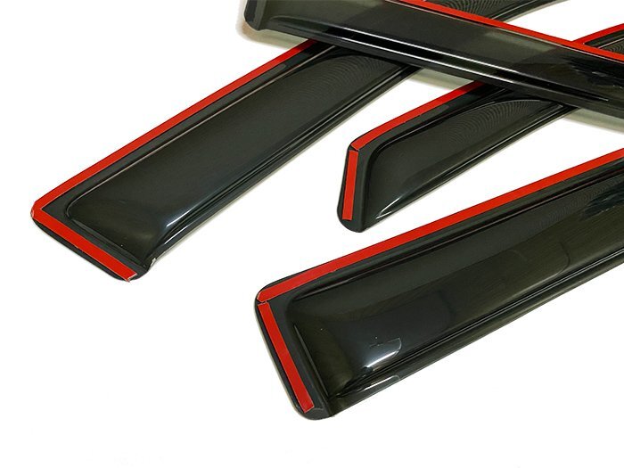 For 2010-2017 GMC Terrain In-Channel Mount Style Window Visors Sun Rain Guards