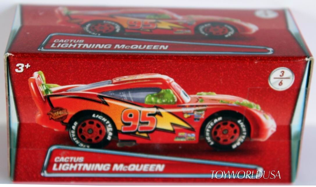 2016 Disney Pixar Cars Puzzle Box Cactus Lightning McQueen #3 of 6