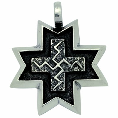 ron Anderson Pendant Double Cross Tufa Carved Cast Navajo Made 1 3 4 Ebay