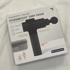 NEW Sharper Image Powerboost Deep Tissue Massager