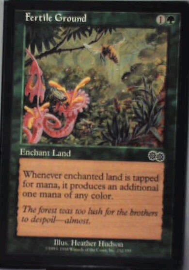 Fertile Ground - Urza's Saga: #252, Magic: The Gathering Nm R107
