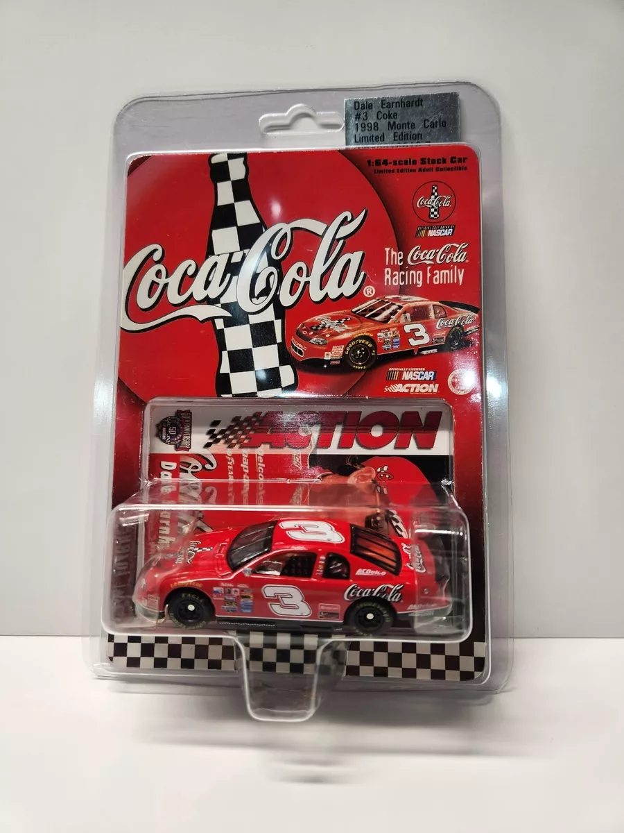 ACTION RACING - #3 DALE EARNHARDT - COCA-COLA - 1:64 Diecast