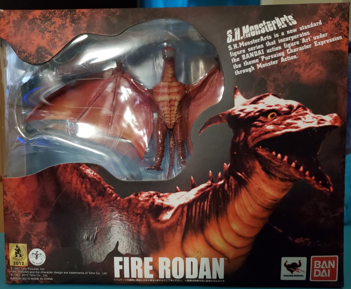 S.H. Monsterarts Fire Rodan Bandai Godzilla Figure | eBay