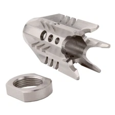 VI 5/8x24 TPI Stainless Steel Compensator .308 7.62 300BLK Muzzle Brake