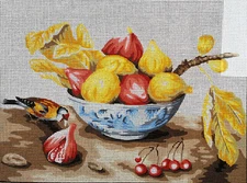 Needlepoint Painted Canvas Gobelin 10478 -Lifestyle 16"x20" by Collection D'Art