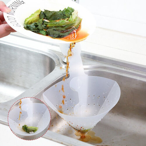 Foldable Filter Simple Sink Self-Standing Stopper Kitchen Anti-Blocking Device - Picture 1 of 7