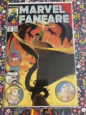 MARVEL FANFARE #37 CHARLES VESS LOKI COVER 1988 marvel