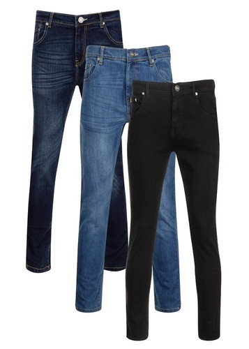 Tall Mens Stretch Denim Jeans Slim Fit 