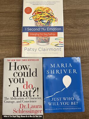 Lot Of 3: I Second That Emotion, Just Who Will You Be And How Could You Do That