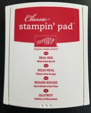 STAMPIN UP Ink Pads, Real Red, Crumb Cake, Daffodil Delight, Bermuda Bay, Wasabi