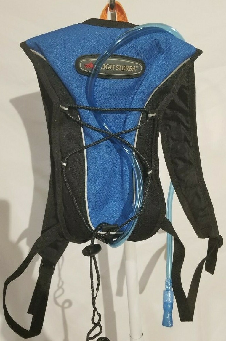 High Sierra black and blue hydration pack with new bladder  display picture 1