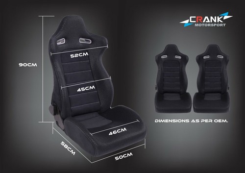 2x Crank Motorsport R34 GTR VspecII Series 2 style seats+ Rail package. AU Stock - Picture 12 of 14