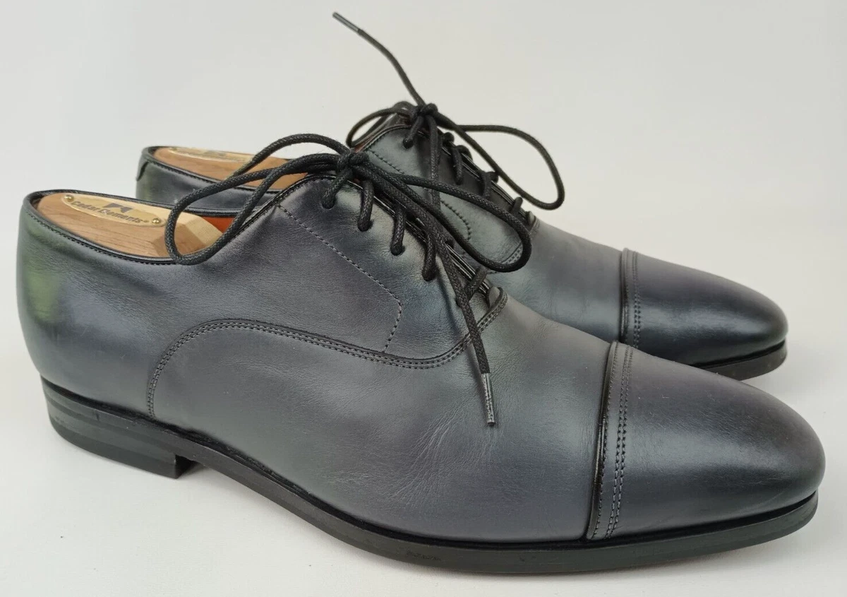 Oxford Santoni Gray Dress Shoes for Men for sale | eBay display picture 1