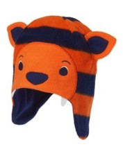 GYMBOREE ARCTIC EXPLORER STRIPED TIGER POLAR FLEECE TRAPPER HAT 6 12 2 3 4 5 NWT