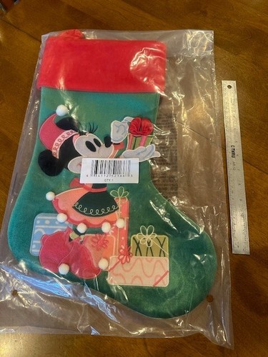 Calza Minnie Mouse Natale Parchi Disney 2024 - Nuova - Foto 3 di 4