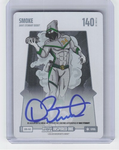 2024 Bo Jackson Battle Arena Dave Stewart Smoke Auto BFA-145 Steel