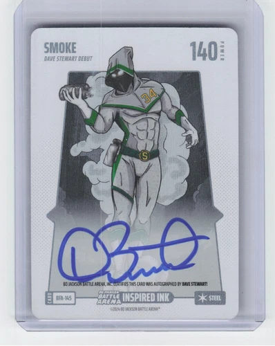 2024 Bo Jackson Battle Arena Dave Stewart Smoke Auto BFA-145 Steel