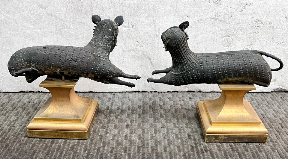 Bronce Tigres Voladores Magnate Indio Período Patrimonio de Elton John, John Scott Foto 3 de 4