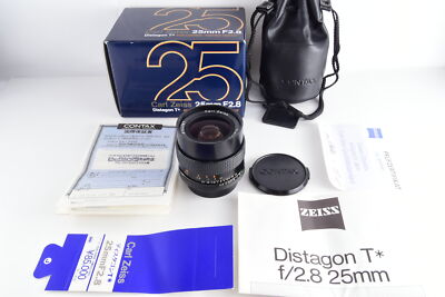 Near MINT] Contax Carl Zeiss Distagon T* 25mm f/2.8 MMJ MF Lens C