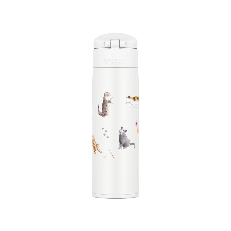 THERMOS Limited Vacuum Insulated Mobile Mug JOM-500TSS Cat/Bird