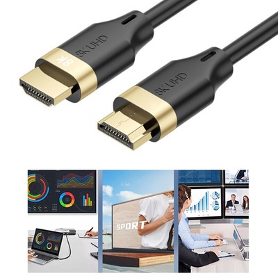 2.1 Video Cable 8K Ready, 12bit Color Depth Support Dynamic for Gaming